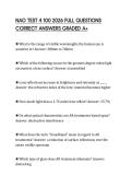 NAO TEST 4 100 2026 FULL QUESTIONS CORRECT ANSWERS GRADED A&plus;