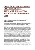LSUE BIOL 2051 Test 3&colon; The 2026&sol;2027 Architect&rsquo;s Blueprint &lpar;Dr&period; Al&rpar; &ndash; CLSI M100 Ed 36&comma; Zosurabalpin & New Taxonomy