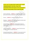 ALTA CALT Exam Study Guide 2025&ndash;2026&colon;  Comprehensive Review&comma; Practice  Questions with Detailed Explanations &  Proven Strategies for Exam Success