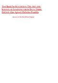 Statistics&colon; The Art and Science of Learning from Data 3rd Edition &ndash; Complete Test Bank All Chapters &vert; Verified 100&percnt; Original &vert; A&plus; Grade Study Guide &ndash; Agresti & Franklin &vert; ISBN 978-0321755940