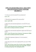 CPPA EXAMS BUNDLE FULL SOLUTION 2026 QUESTIONS WITH ANSWERS GRADED A&plus;