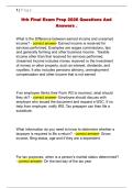 Hrb Final Exam Prep 2026 Questions And Answers &period;