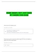 NURS 617 EXAM 1 QUESTIONS AND CORRECT ANSWERS