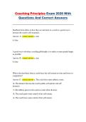 Coaching Principles Exam 2026 &ndash; 2026 &ndash; practice questions with correct answers