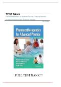 Pharmacotherapeutics for Advanced Practice Nurse Prescribers 5th Edition Woo Robinson Test Bank All Chapters &lpar;1-55&rpar; &vert; A&plus; ULTIMATE GUIDE