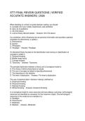 STTI FINAL REVIEW QUESTIONS VERIFIED ACCURATE ANSWERS 2026