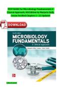 TEST BANK For Microbiology Fundamentals A  Clinical Approach&comma; 4th Edition by Marjorie Kelly Cowan Verified Chapters 1 - 22 Updated