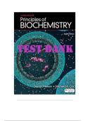 Test Bank for Lehninger Principles of Biochemistry 8th Edition &mdash; Complete Chapters Verified A&plus;