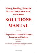 Solutions Manual &ndash; Money&comma; Banking&comma; Financial Markets and Institutions&comma; 2nd Edition &ndash; Michael Brandl &ndash; ISBN 9781337902724 &lpar;All Chapters Covered 2&ndash;24&rpar;