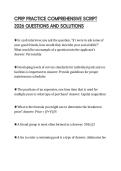 CPRP PRACTICE COMPREHENSIVE SCRIPT 2026 QUESTIONS AND SOLUTIONS