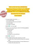 PDGA Certified Golf Rules &lbrack;HIGHSCHOOL&rsqb;  Comprehensive Resource To Help You Ace 2026-2027  Includes Frequently Tested Exam Questions With  ELABORATED 100&percnt; Correct COMPLETE SOLUTIONS  Guaranteed Pass First Attempt&excl;&excl;  Current Update&excl;&excl; 