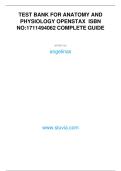 Anatomy and Physiology OpenStax &ndash; Complete Test Bank