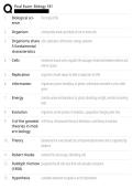  Biology 181 Final Exam Exam comprehensive questions fully solved & updated   &lpar;Latest  Update 2026&rpar; UPDATE&excl;&excl;  