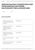NURS 5432 Final EXAM &comma;COMPLETE EXAM MOST TESTED QUESTIONS AND VERIFIED SOLUTIONS&sol;GET IT 100&percnt; ACCURATE&excl;&excl; 2026&excl;&excl;