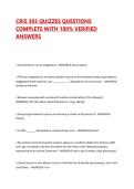CRIS 303 QUIZZES QUESTIONS COMPLETE WITH 100&percnt; VERIFIED ANSWERS