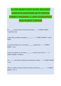 IC3 GS6 LEVEL 2 PROJECT EXAM STUDY GUIDE 2026&sol;2027 COMPLETE QUESTIONS WITH VERIFIED CORRECT ANSWERS &vert;&vert; 100&percnt; GUARANTEED PASS &vert; NEWEST VERSION