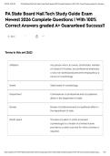 PA State Board Nail Tech Study Guide Exam Newest 2026 Complete Questions &vert; With 100&percnt; Correct Answers graded A&plus; Guaranteed Success&excl;&excl;
