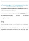 ECN 212 Module O Chapters 16 & 17 Questions and Answers &lpar;100 &percnt;Score&rpar;  Latest Updated 2026 &vert; With Expert Solutions 