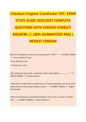 UPC NKO NAVY EXAM STUDY GUIDE 2026&sol;2027 COMPLETE QUESTIONS WITH VERIFIED CORRECT ANSWERS &vert;&vert; 100&percnt; GUARANTEED PASS &vert; NEWEST VERSION