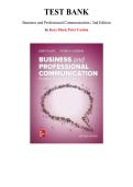 Business and Professional Communication&comma; &lpar;2nd Edition&comma; Kory Floyd&comma; Peter Cardon&rpar;  - Complete Test Bank &vert; Chapter 1-14 
