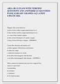 ABSA 4B &lpar;2&rpar; EXAM WITH VERIFIED  QUESTIONS AND ANSWERS&vert;&vert; GUARANTEED  PASS&vert;&vert; ALREADY GRADED A&plus;&vert;&vert; LATEST  UPDATE 2026 