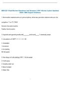 ECN 221 Final Review Questions and Answers &lpar;100 &percnt;Score&rpar; Latest Updated  2026 &vert; With Expert Solutions 