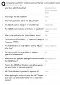 NBCOT Exam Guide &sol; Occupational Therapy Licensing &sol; 2025 Study Guide &sol; Practice Test & Prep &sol; Score 100&percnt;