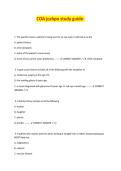 COA JCAHPO STUDY GUIDE EXAM STUDY GUIDE 2026&sol;2027 COMPLETE QUESTIONS WITH VERIFIED CORRECT ANSWERS &vert;&vert; 100&percnt; GUARANTEED PASS &vert; NEWEST VERSION