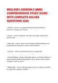 WGU D081 VERSION 5 QBM3 COMPREHENSIVE STUDY GUIDE WITH COMPLETE SOLVED QUESTIONS 2026