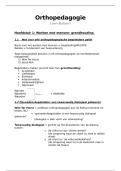 Samenvatting orthopedagogie 