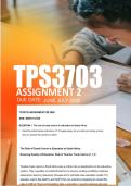 TPS3703 Assignment 1 Due March 2026  - Distinction Guaranteed   &lowbar;UNISA