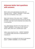 Arkansas boiler test questions with answers