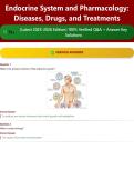 Endocrine System and Pharmacology  Diseases&comma; Drugs&comma; and Treatments 75&plus; &lpar;Latest 2025-2026 Edition&rpar; 100&percnt; Verified Q&A &plus; Answer Key Solutions