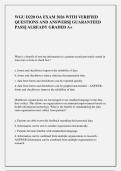 WGU D220 OA EXAM 2026 WITH VERIFIED  QUESTIONS AND ANSWERS&vert;&vert; GUARANTEED  PASS&vert;&vert; ALREADY GRADED A&plus;