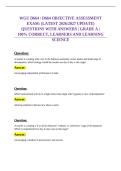 WGU D664 &sol; D664 OBJECTIVE ASSESSMENT EXAM&colon; &lpar;LATEST 2026&sol;2027 UPDATE&rpar; QUESTIONS WITH ANSWERS &vert; GRADE A &vert; 100&percnt; CORRECT&comma; LEARNERS AND LEARNING SCIENCE 