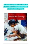 Test Bank for Principles of Pediatric Nursing&colon; Caring for Children&comma; 7th edition by Jane W Ball&comma; Ruth C Bindler&comma; Kay Cowen and Michele Rose Shaw