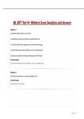 EMT-JBL Midterm Exam Questions and Answers Latest