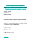 2026&sol;2027 HESI MED-SURG RN CUSTOM EXAM &vert; Medical-Surgical Nursing II Review Questions with Verified Answers & Rationales &vert; Pass Guaranteed - A&plus; Graded