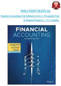Financial Accounting&comma; 11th Edition by Jerry J&period; Weygandt and Paul D&period; Kimmel &ndash; Complete Solution Manual Chapters 1&ndash;13 with Detailed Step-by-Step Solutions