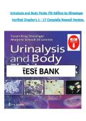 Urinalysis and Body Fluids&comma; 7th Edition by Strasinger &ndash; Complete Verified Chapters 1&ndash;17 Study Guide with Latest Updates and Detailed Explanations