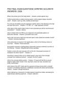 PES FINAL EXAM QUESTIONS VERIFIED ACCURATE ANSWERS 2026