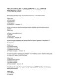 PES EXAM QUESTIONS VERIFIED ACCURATE ANSWERS 2026
