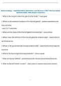 Endocrinology &ndash; Hypothyroidism Questions and Answers &lpar;100 &percnt;Score&rpar; Latest  Updated 2026 &vert; With Expert Solutions 