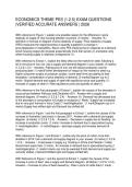 ECONOMICS THEME PES &lpar;1&period;2&period;5&rpar; EXAM QUESTIONS &vert;VERIFIED ACCURATE ANSWERS &vert; 2026