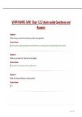 VDFP-VAVRS EVOC Class 1&comma;2&comma;3 study guide Questions and Answers&period;