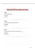 Virginia State EVOC Exam Questions and Answers&period;