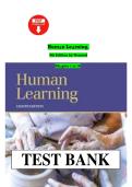 Human Learning 8th Edition Jeanne Ellis Ormrod ISBN 9780134014388 2026 Chapters 1-16 Complete Study Questions and Answers