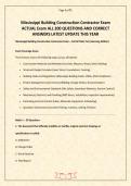 Mississippi Building Construction Contractor Exam ACTUAL Exam ALL 200 QUESTIONS AND CORRECT ANSWERS LATEST UPDATE THIS YEAR