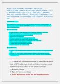ADULT-GERONTOLOGY PRIMARY CARE NURSE  PRACTITIONER &lpar;AGPCNP-BC&rpar; BOARD CERTIFICATION &ndash; ANCC  COMPREHENSIVE EXAM - LATEST PRACTICE QUESTIONS  AND 100&percnt; VERIFIED CORRECT ANSWERS &vert; COMPLETE EXAM  PREP TESTBANK &vert; GUARANTEED PASS &vert; INSTANT DOWNLOAD  PDF