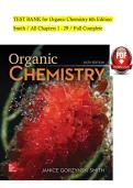 TEST BANK &ndash; Organic Chemistry 6th Edition &lpar;Smith&rpar; &vert; All Chapters 1&ndash;29 &vert; Complete Exam Prep